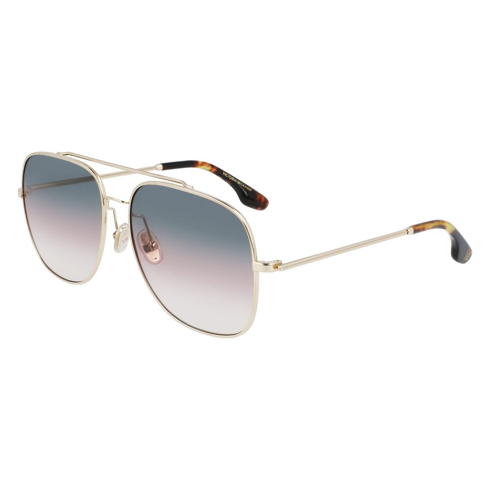 Victoria Beckham Gold Metal Sunglasses