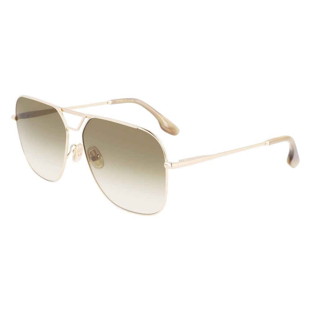 Victoria Beckham Gold Metal Sunglasses
