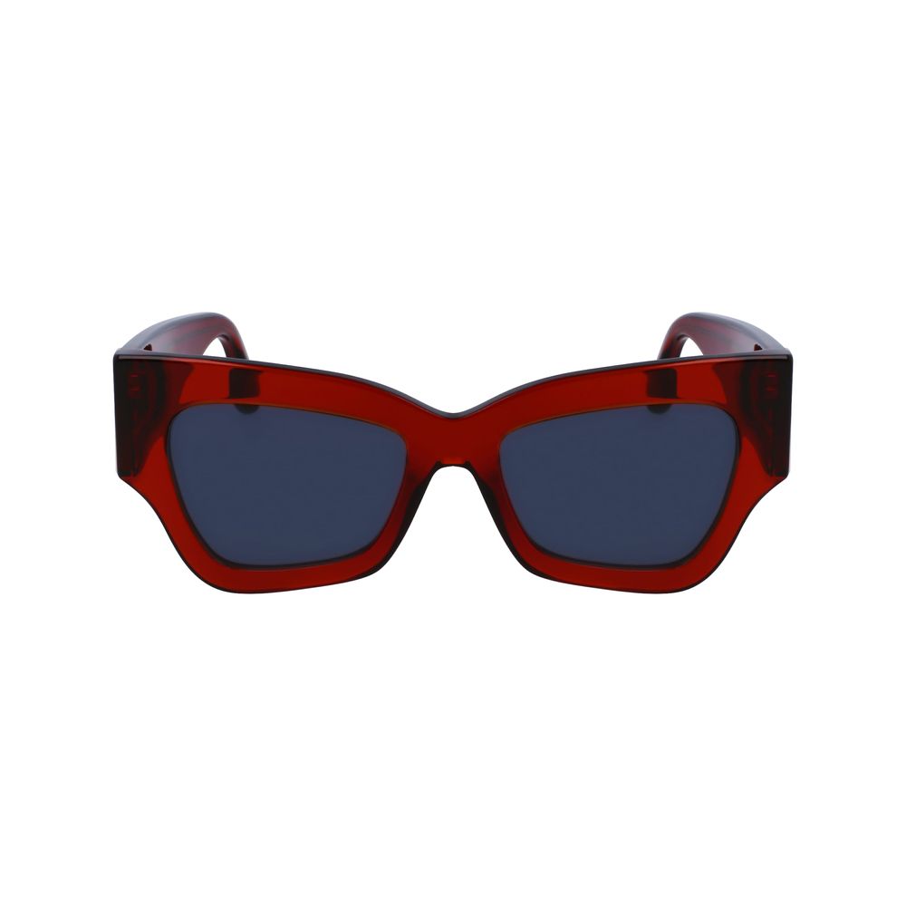 Victoria Beckham Red Acetate Sunglasses
