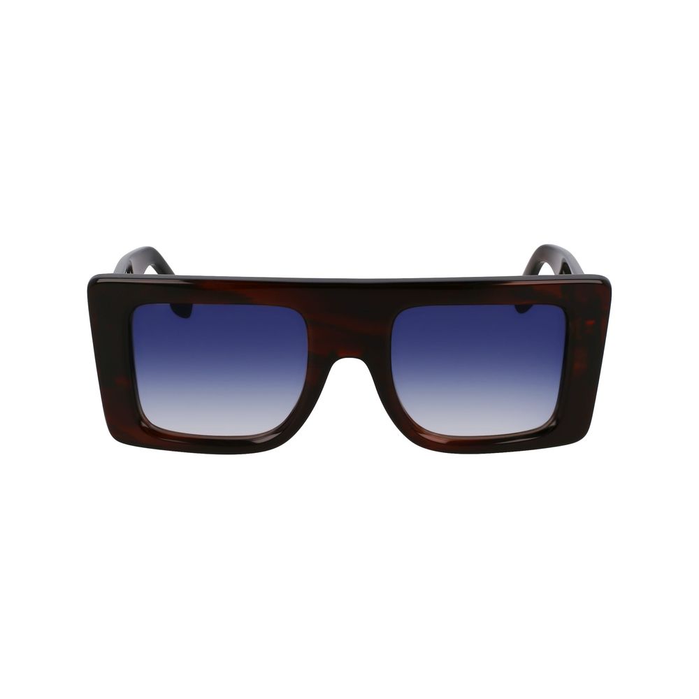 Victoria Beckham Brown Acetate Sunglasses