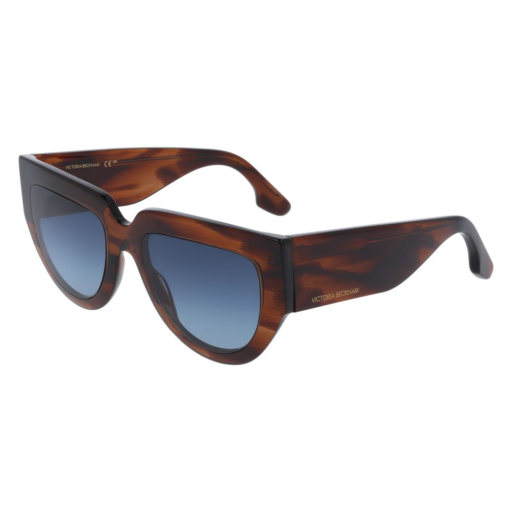 Victoria Beckham Brown Acetate Sunglasses