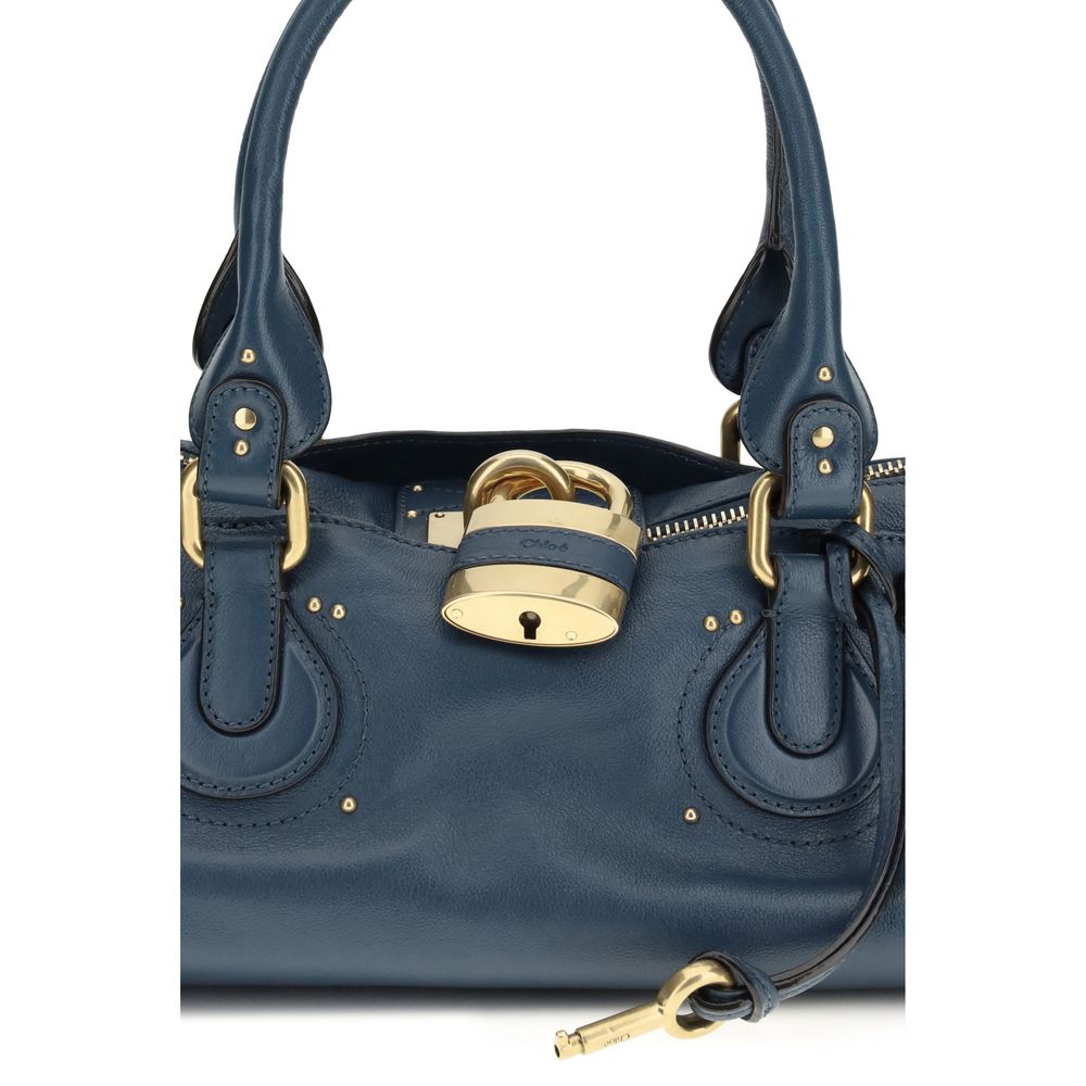 Chloé Blue Buffalo Leather Shoulder Bag