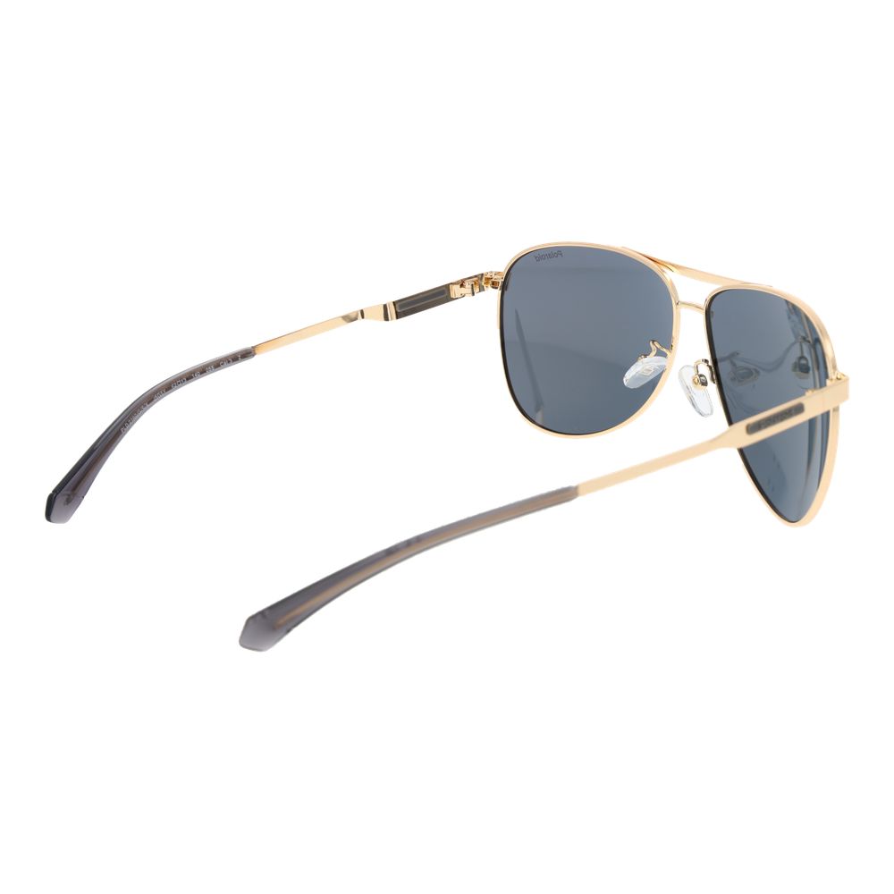 Polaroid Gold Stainless Steel Sunglasses