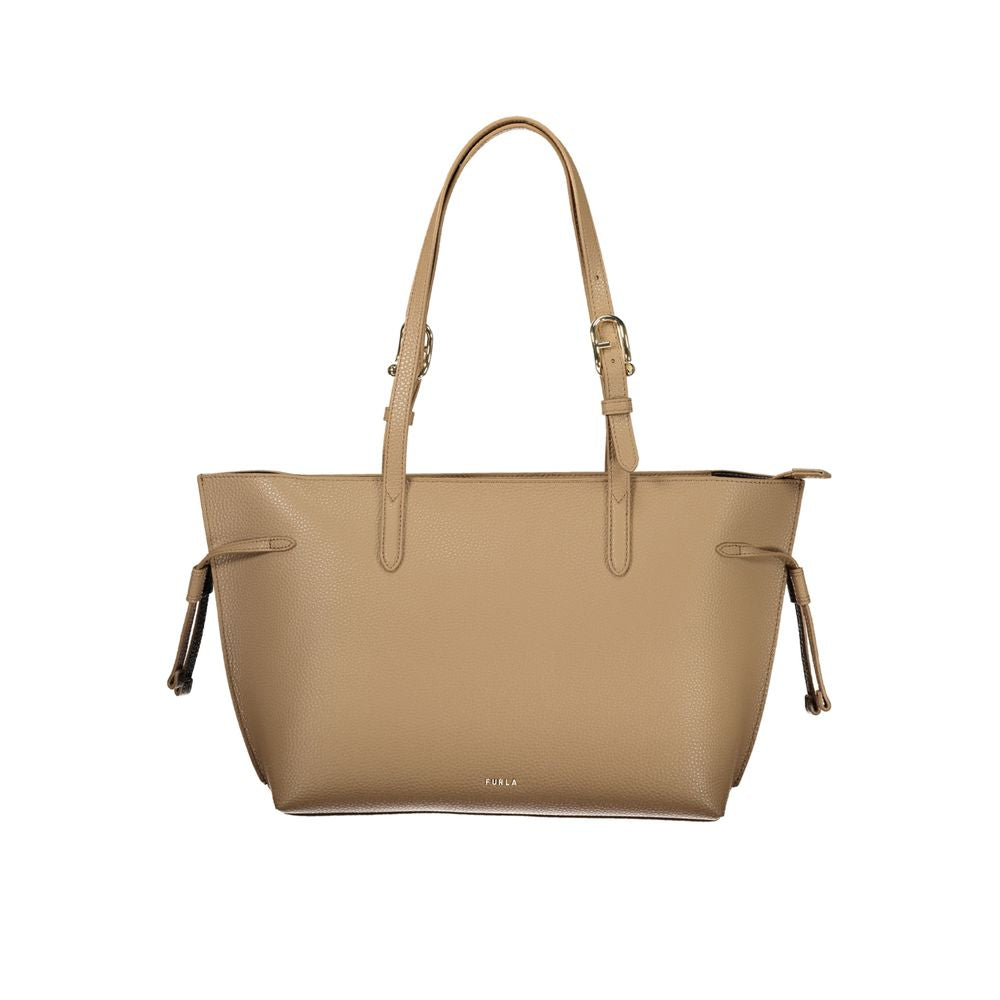 Furla Brown Leather Handbag